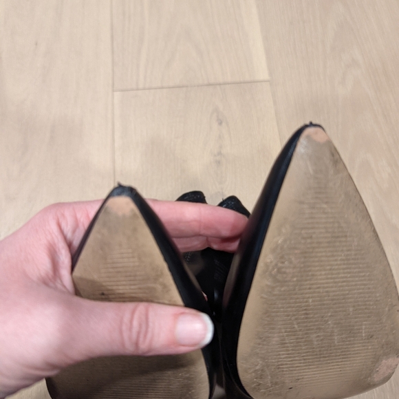 Elegant Black Women's Ankle Boots with Kitten Heels - Picture 4 of 10